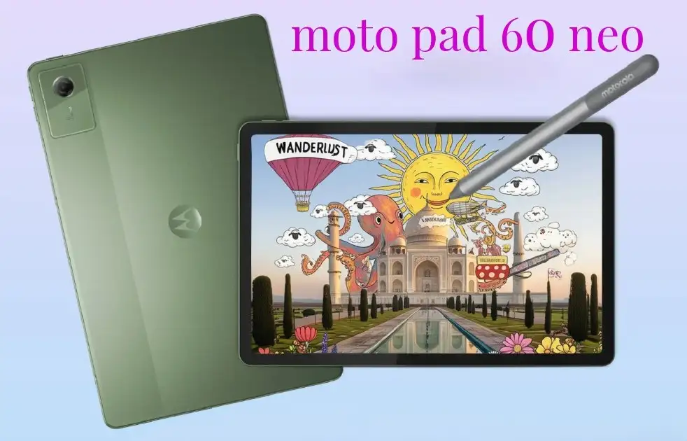 Moto Pad 60 Neo: Motorola’s Stylish 5G Tablet with Moto Pen